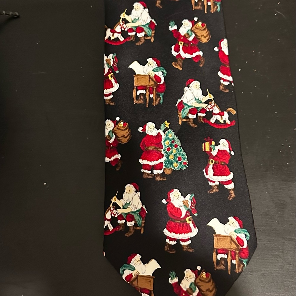 Noel Festive Santa Claus Neck tie/necktie